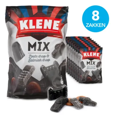 Klene Zoute & Salmiak Mix (8x 270gr)