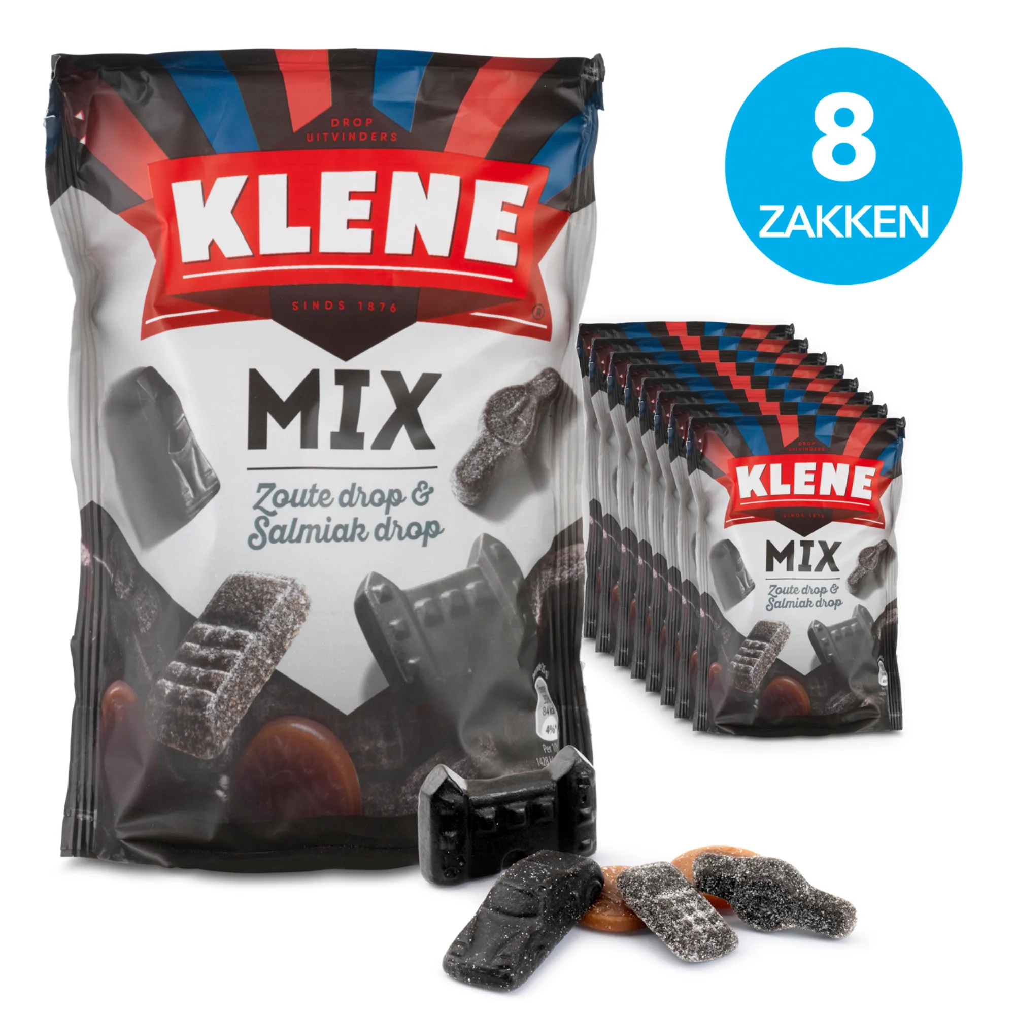 Klene Zoute & Salmiak Mix (8x 270gr)