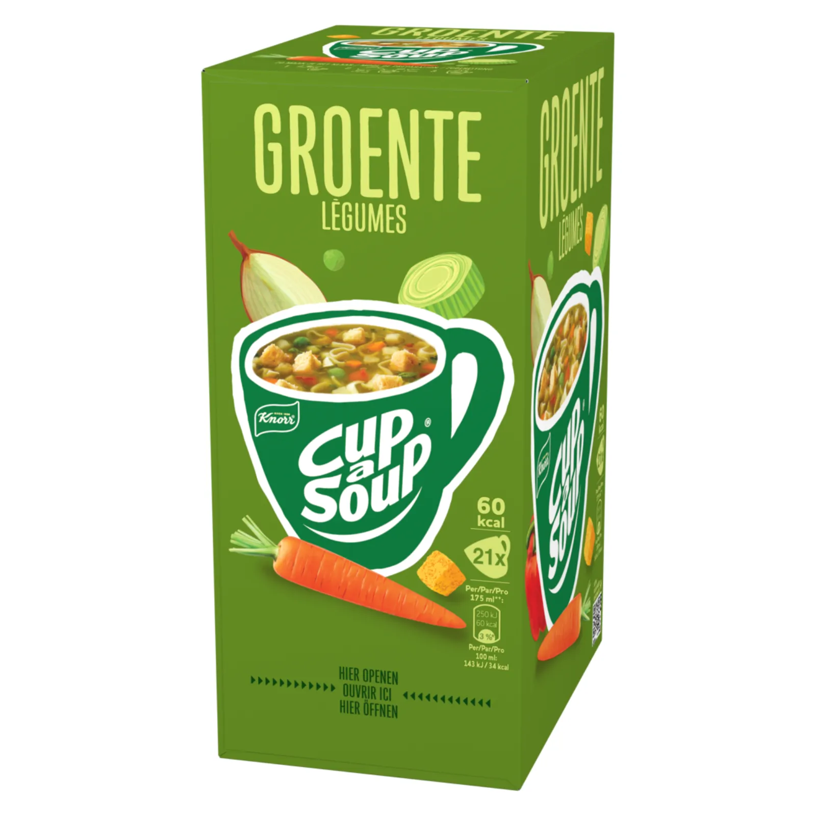 doos cup-a-soup Groente zijaanzicht