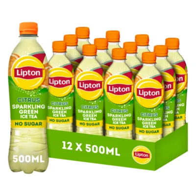 Lipton Ice Tea Green Sparkling Citrus PET (12x 0.5 liter)