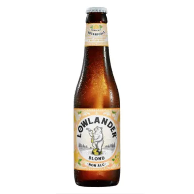 Lowlander blond fles staand
