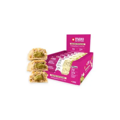 MaxiNutrition omdoos voorkant repen