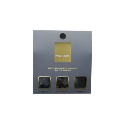 Meenk cadeauverpakking doosje drop voorkant