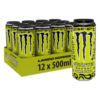 Monster Energy Lando Norris Zero Sugar blik (12x 500ml)