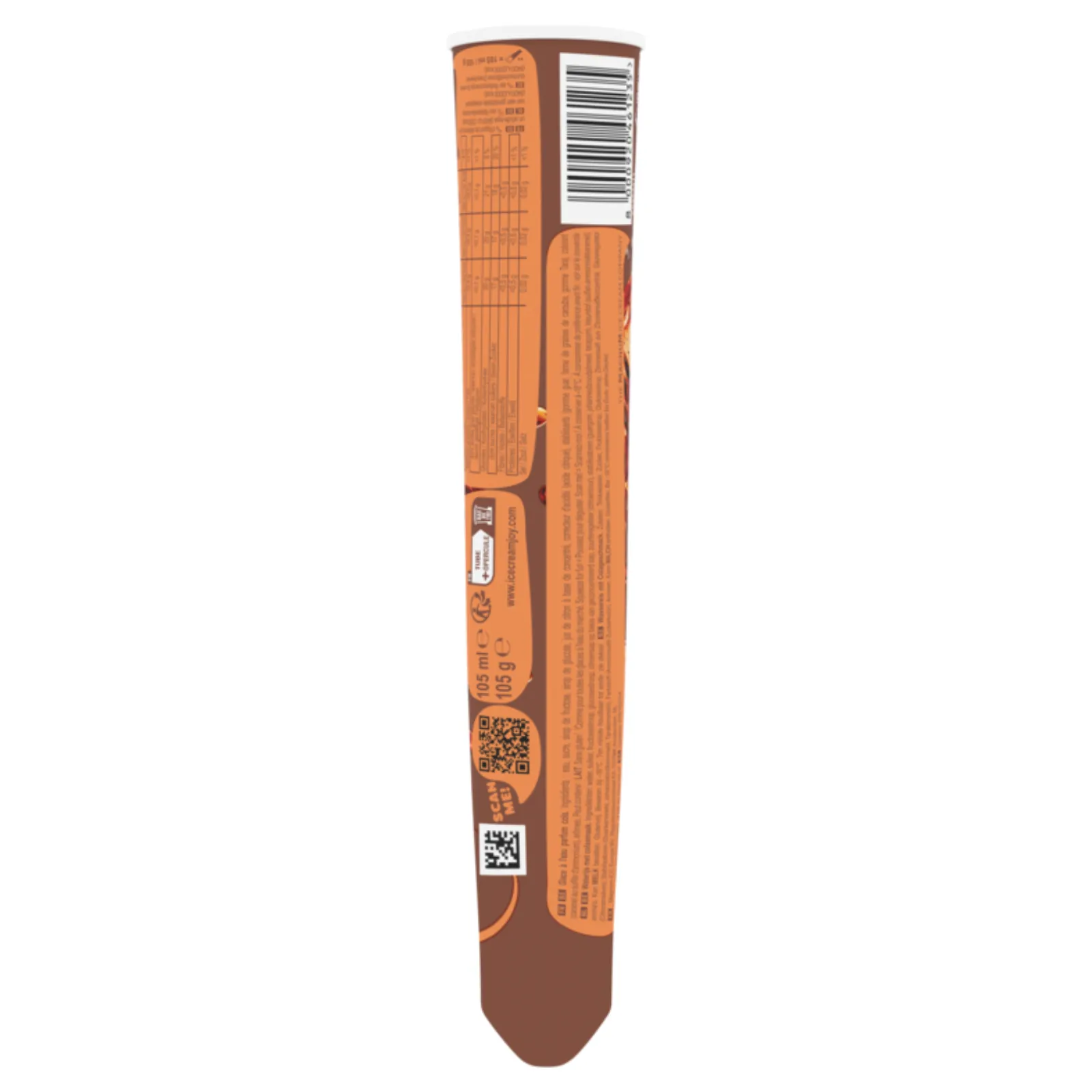 Calippo cola OLA ijsje achterkant verpakking