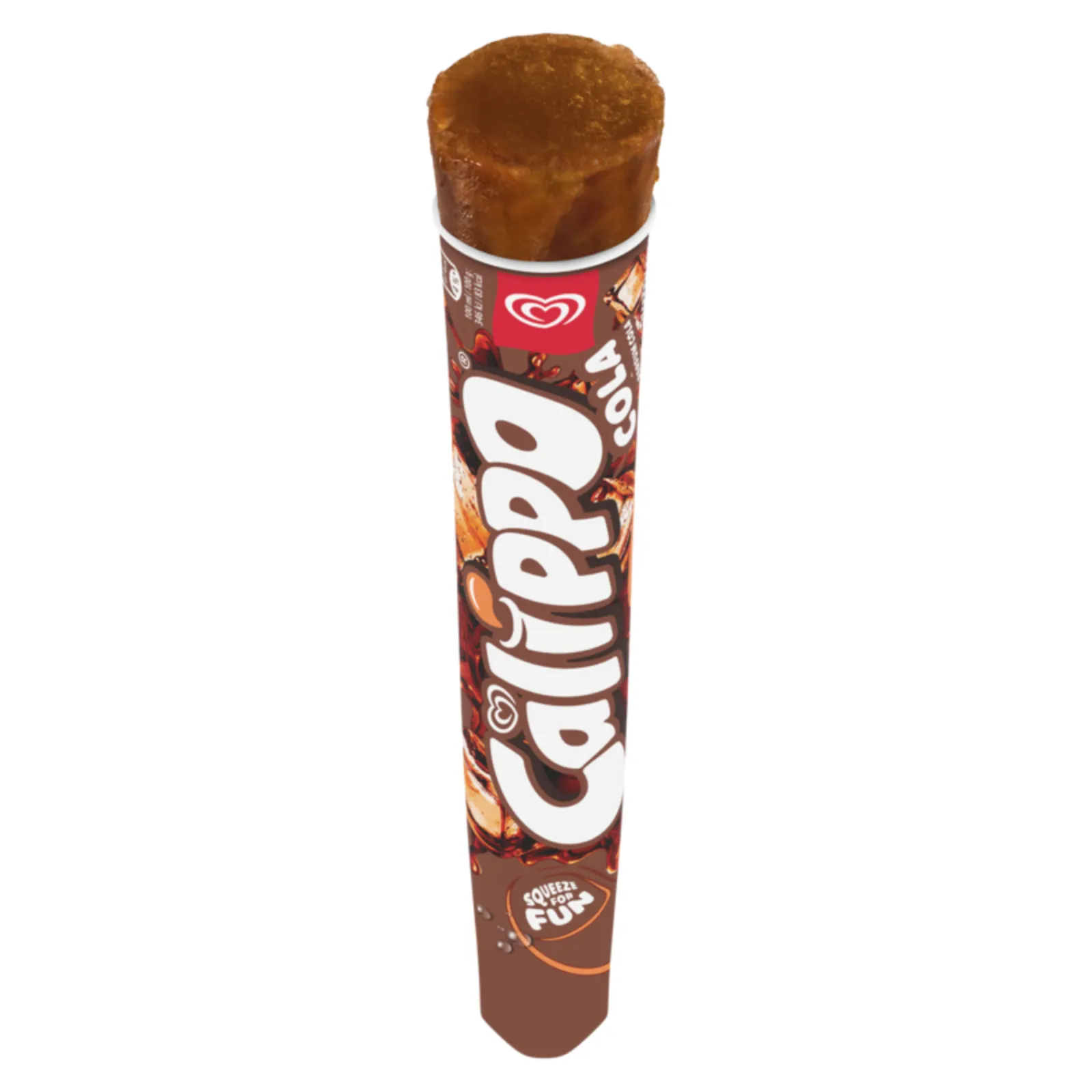 Calippo cola OLA ijsje bovenaanzicht