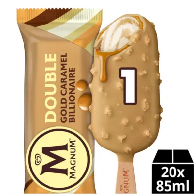 Ola Magnum dubbel caramel ijs voorkant