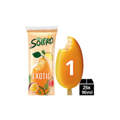 Ola Solero Exotic ijsje verpakking voorkant