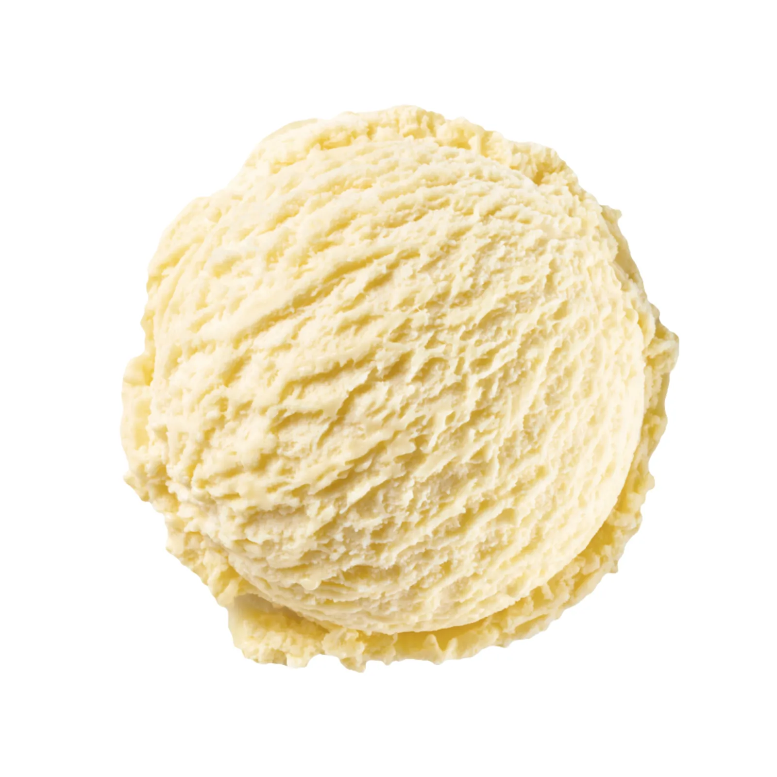 Vanille schepijs bolletje