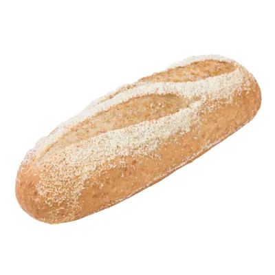 Piccolo bruin stokbrood liggend