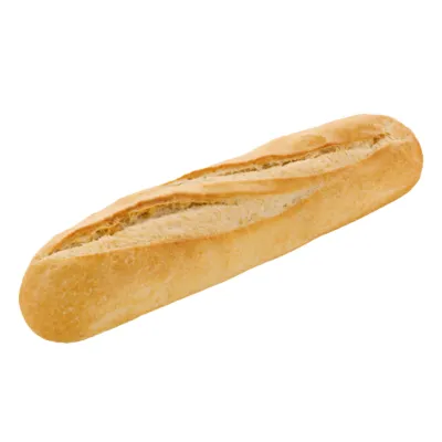 Stokbrood wit liggend voorkant