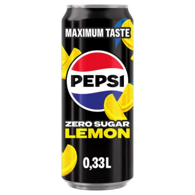 Pepsi blik zero staand voorkant