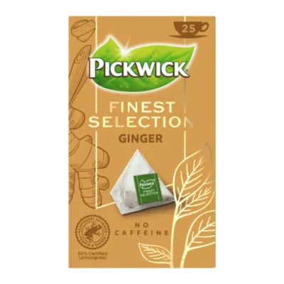 Pickwick Finest Selection ginger thee voorkant