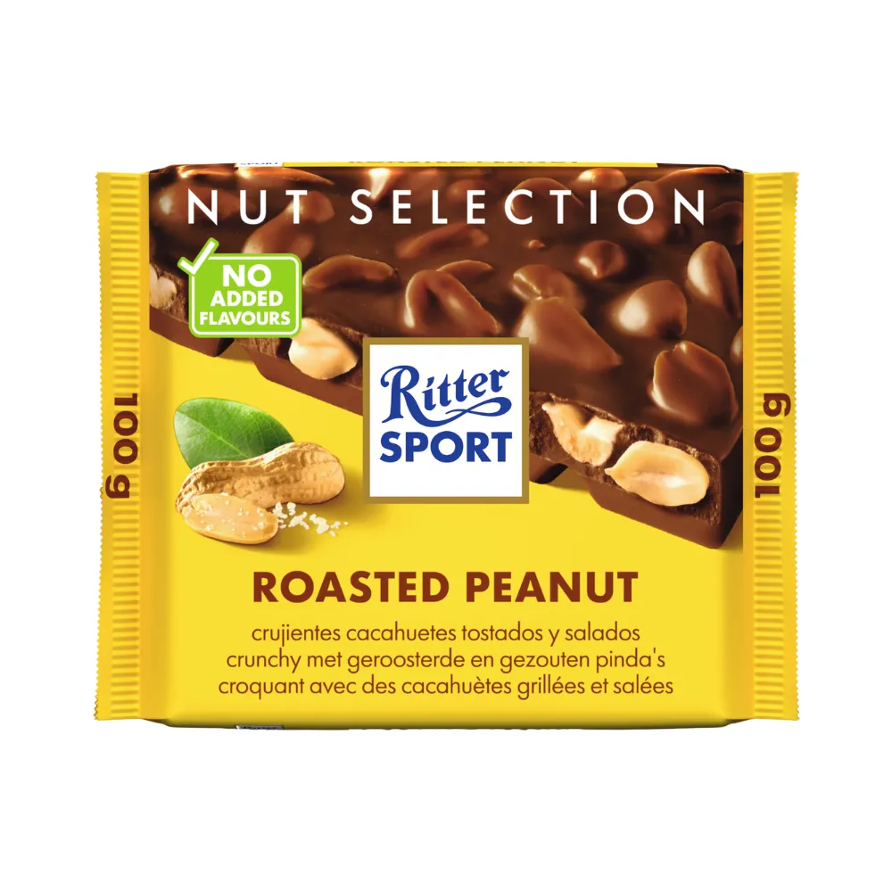 Ritter sport pindas chocolade