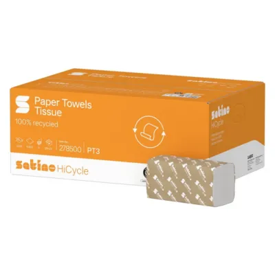 Satino HiCycle Z-vw 25x23cm 2-laags helder wit schuinaanzicht met inhoud