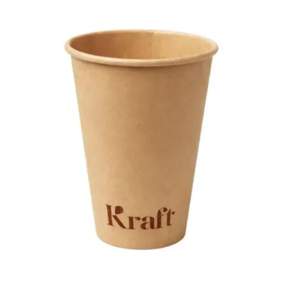 Kraft koffiebeker voorkant