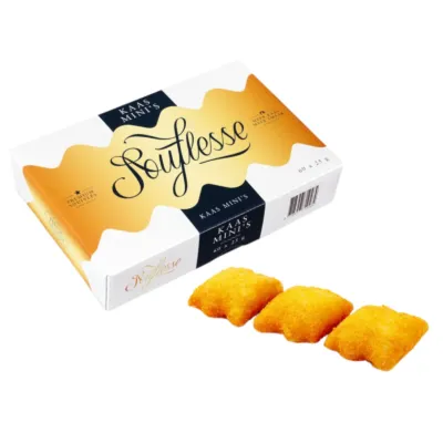 Kaassoufle Mini's Souflesse doos voorkant