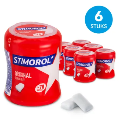 Stimorol Original Bottle (6x 80gr)