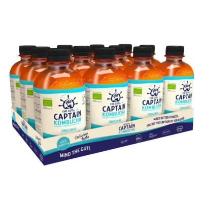 The Gutsy Captain Kombucha Original Bio (12X 400ml)