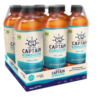 The Gutsy Captain Kombucha Original Bio (6X 1000ml)