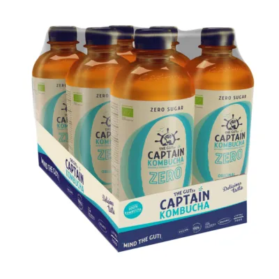 The Gutsy Captain Kombucha Zero Original Bio (6X 1000ml)