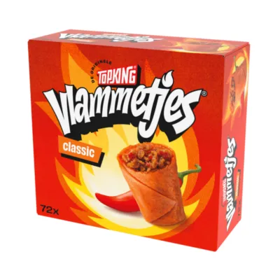 Vlammetjes doos classic loempia's