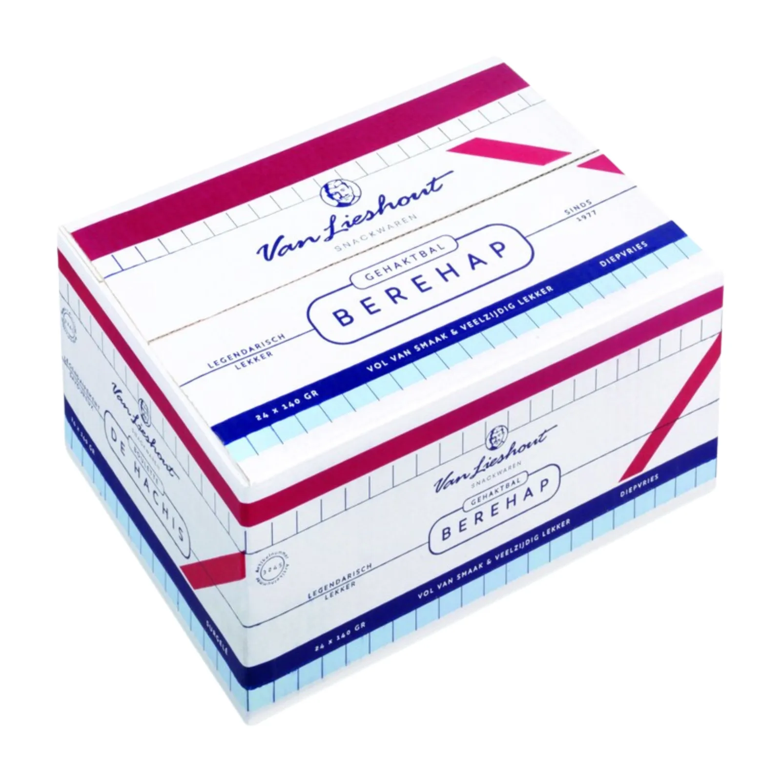 Omdoos berehap Lieshout bovenaanzicht