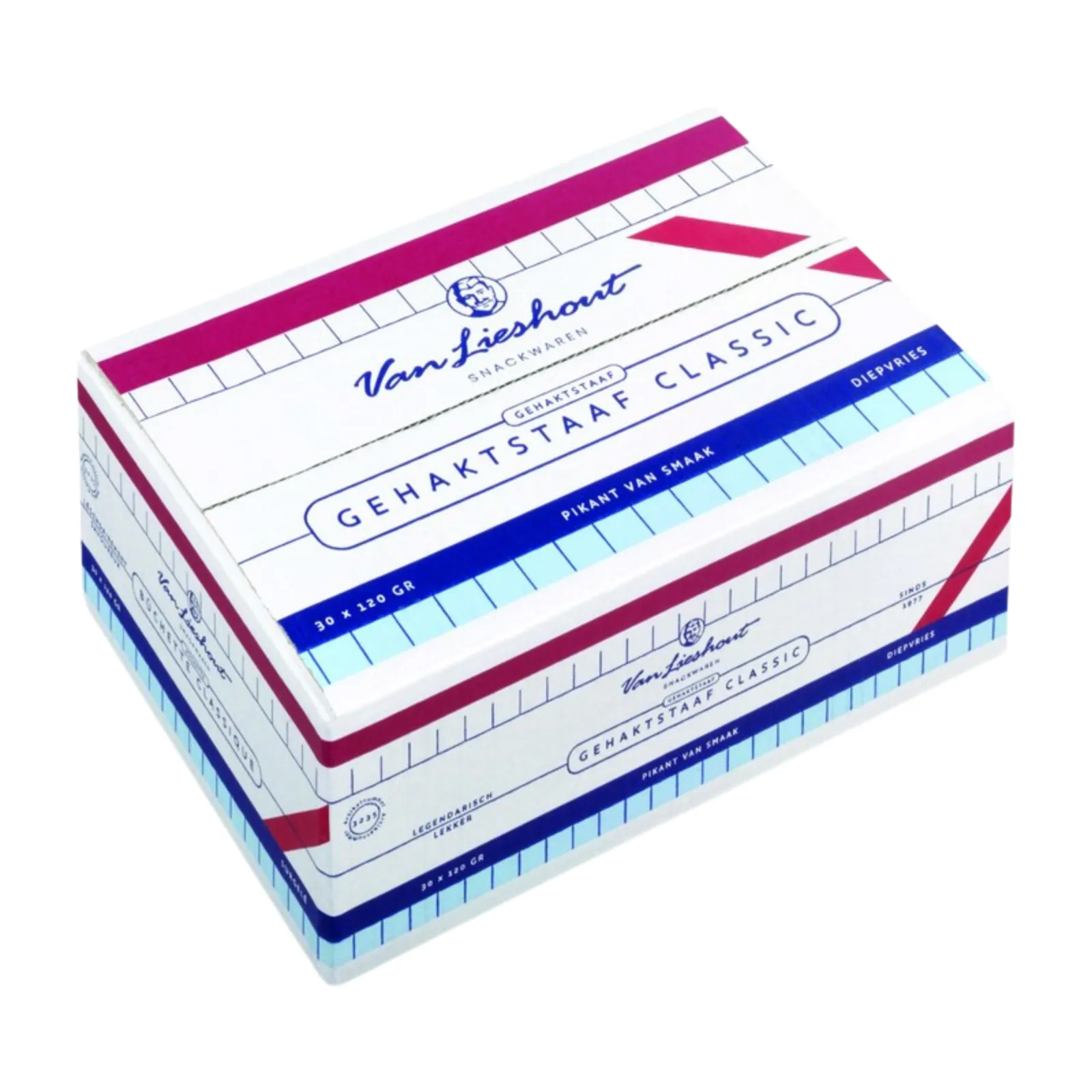 Doos gehaktstaaf Lieshout