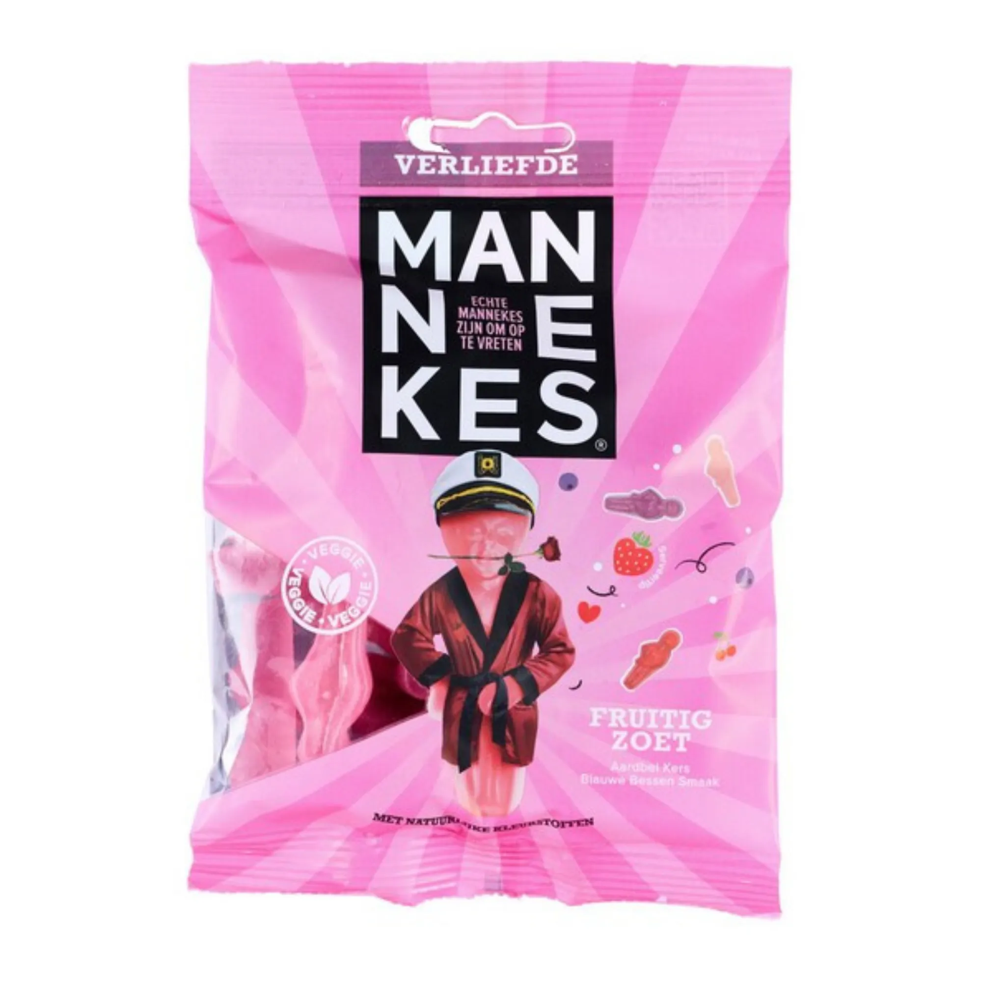 Verliefde Mannekes Zakje (25x 100 gr)