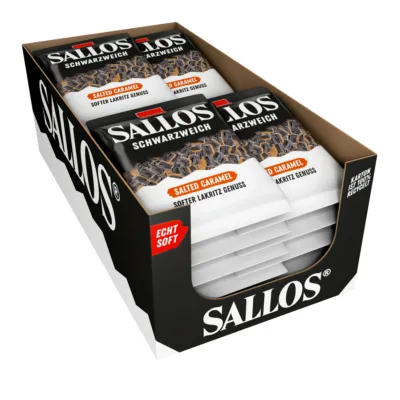 Villosa Sallos Schwarzweich Salted Caramel omdoos