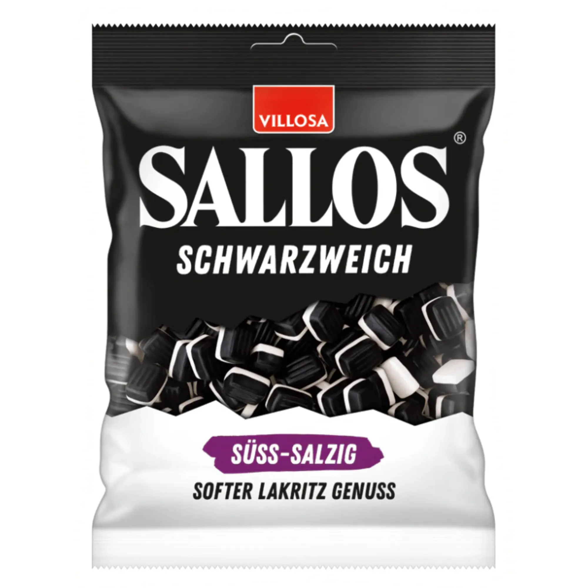 Villosa Sallos Schwarzweich Süß-Salzig