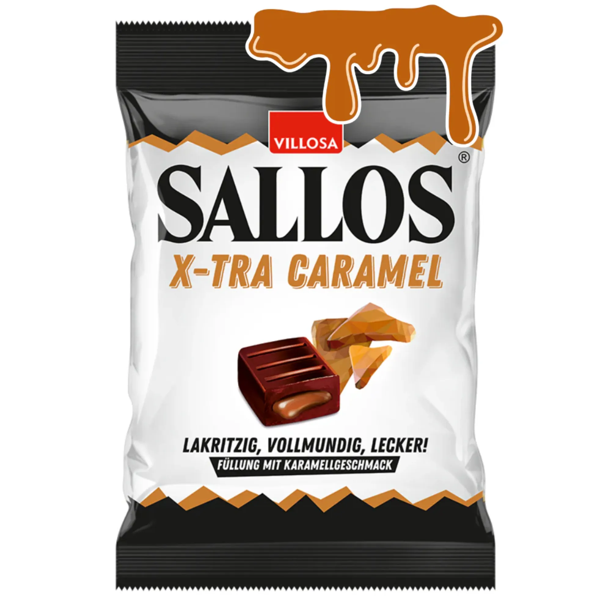 Villosa Sallos X-Tra Caramel met caramel