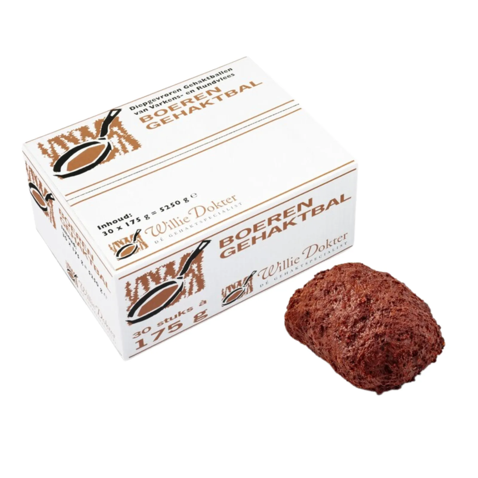 Boeren gehaktballen doos Willie Dokter voorkant