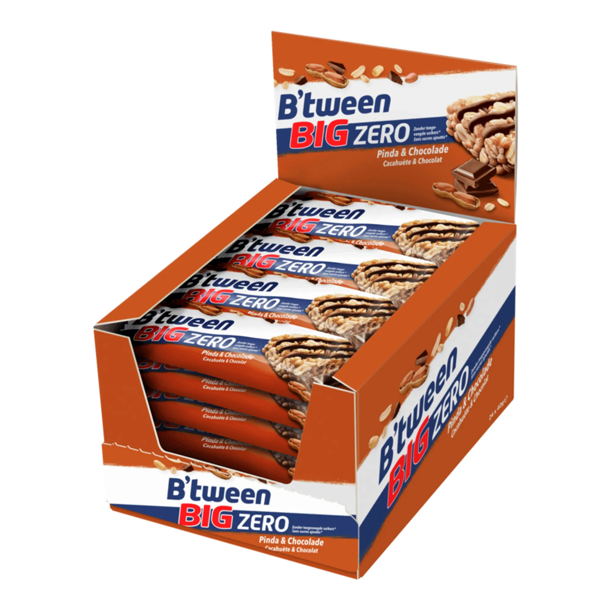 Hero B'tween Big Zero Pinda & Chocolade (24x 40 gr)