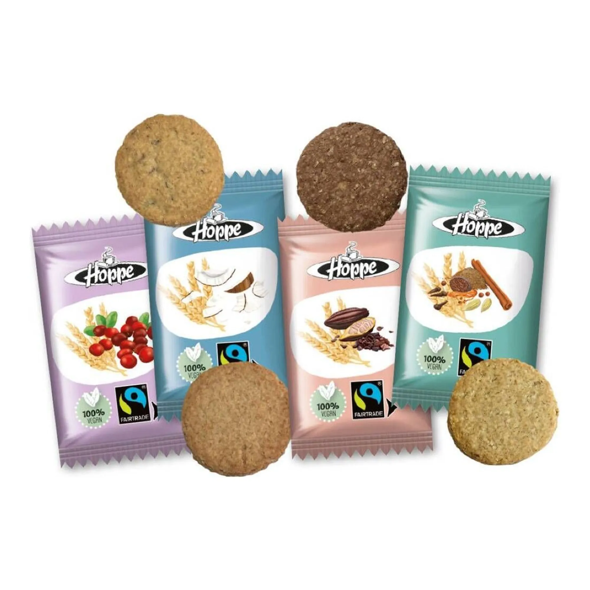 Hoppe Oaties Oat Cookies Mix fairtrade (120 stuks)
