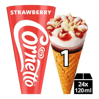 OLA Cornetto Aardbei (24x 125 ml)