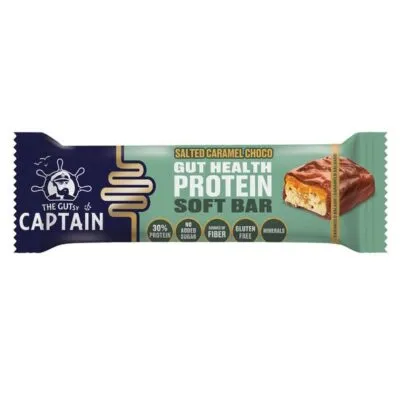 The gutsy captain salted caramel & choco bar 45 gr