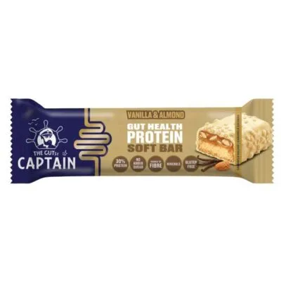 The gutsy captain vanilla & almond bar 45 gr