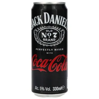 Jack daniel’s & coca cola sleek blik 33 cl