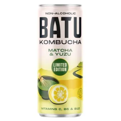 Batu kombucha yuzu & matcha blik 25 cl