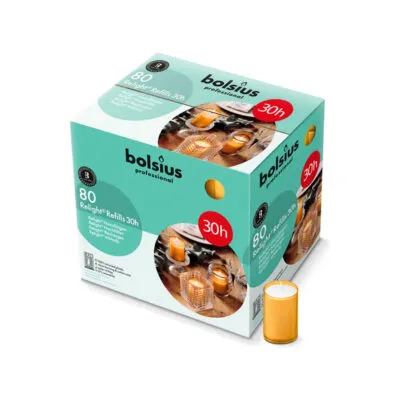 Bolsius prof relight navul 30h amber a80