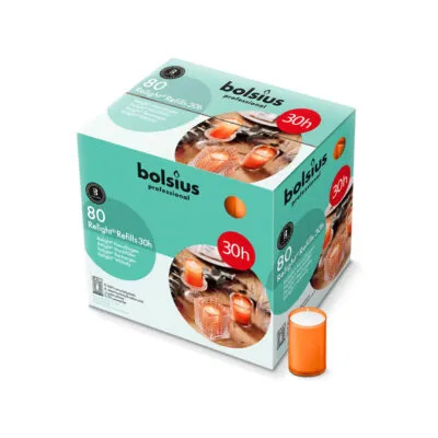 Bolsius prof relight navul 30h oranje a80