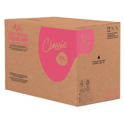 Nic roomijsmix classic 5% vloeibaar 10 liter