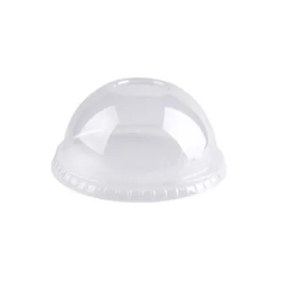 Deksel bol met gat aPET transparant 9.2 cm