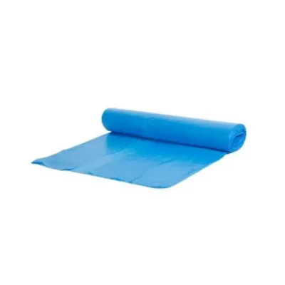 Afvalzakken blauw T25 ligend