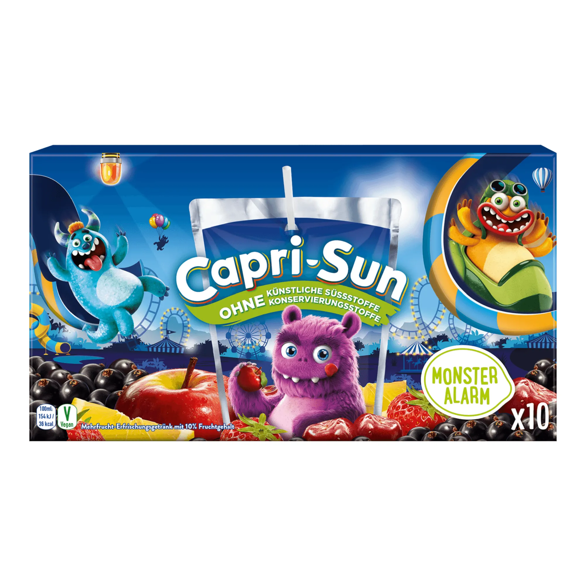 Capri-sun Monster Alarm pouch (40x 200ml) voorkant