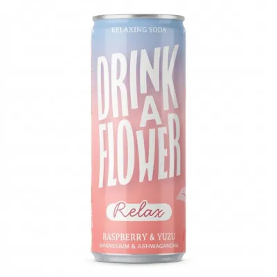 Drink A Flower Relax Raspberry & Yuzu (12x 25cl)