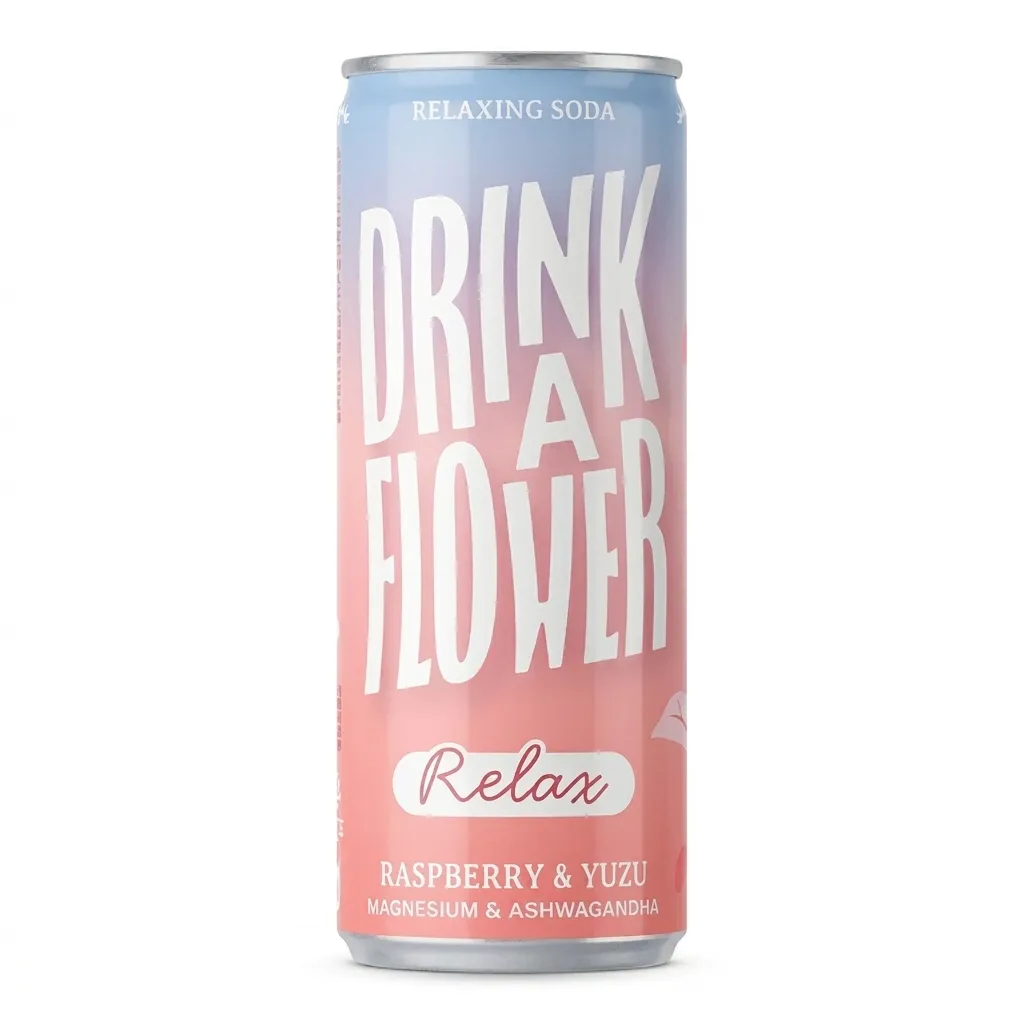 Drink A Flower Relax Raspberry & Yuzu (12x 25cl)
