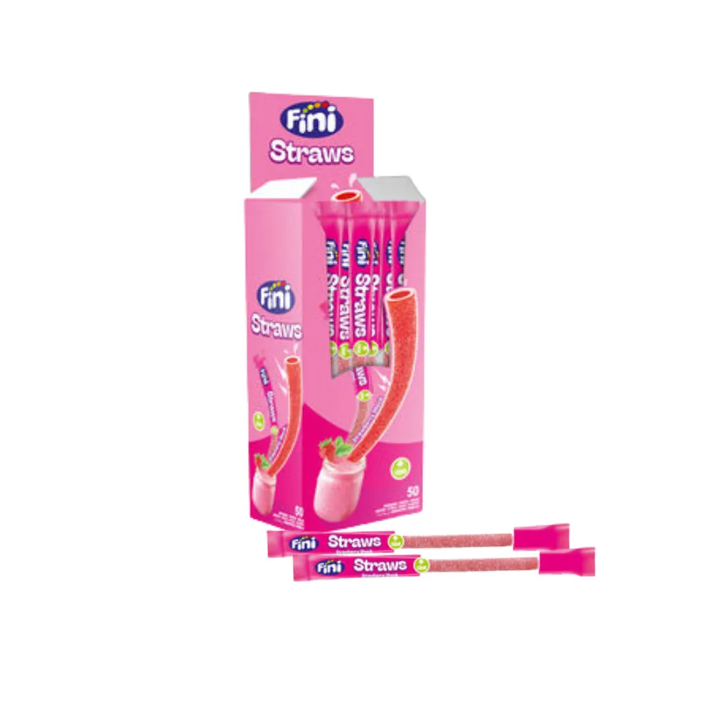Fini Straws Strawberry doosje voorkant