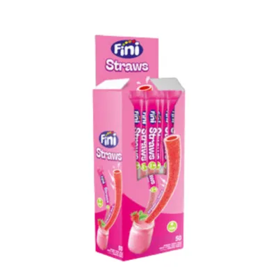 Fini Straws Strawberry doosje